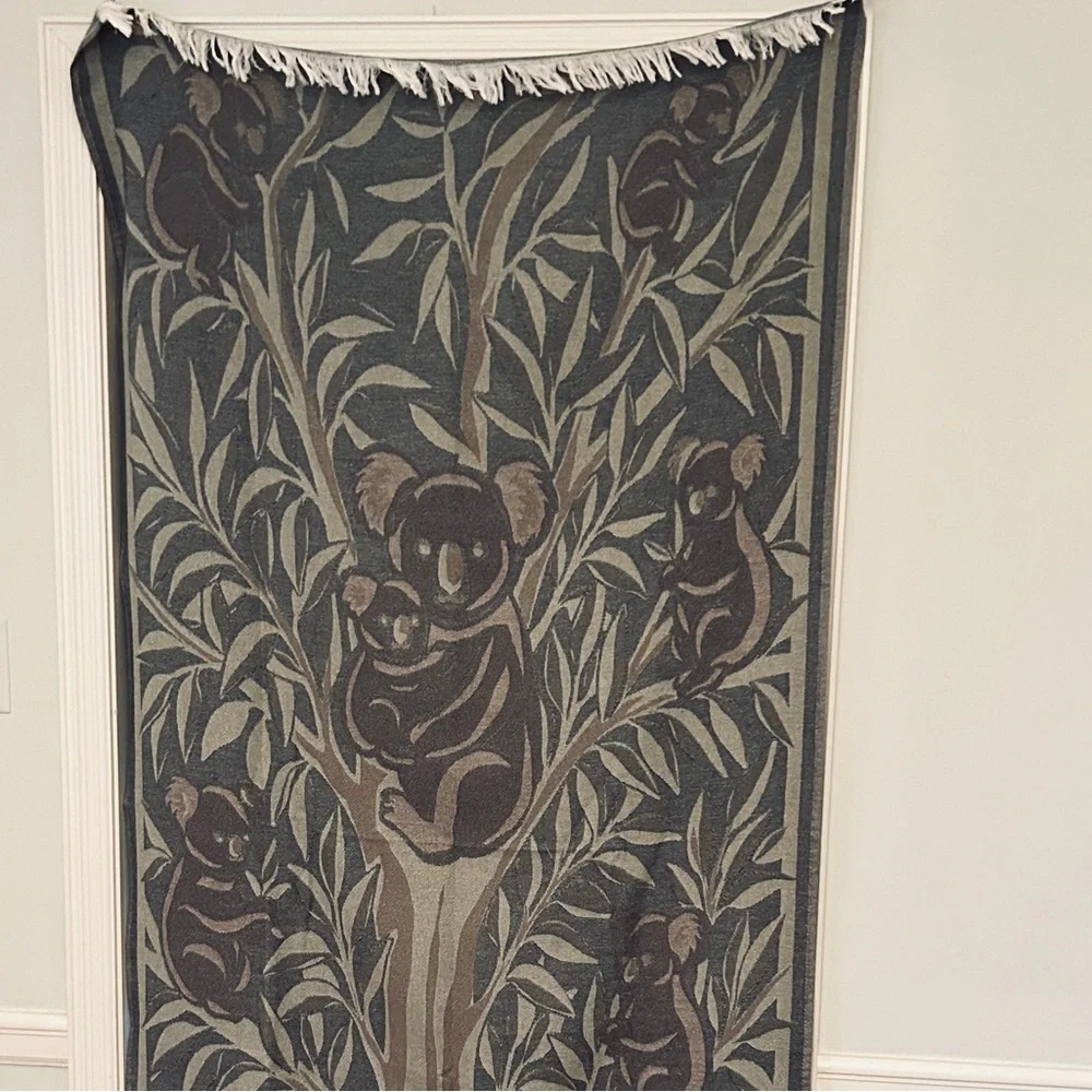 Heirloom Koalas in Gum Tree Curtain Panel Australia’s Unique Wonders 40 x 84 in